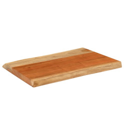 Dessus de table 60x40x3,8 cm rectangulaire bois massif d'acacia