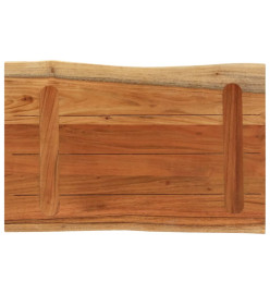 Dessus de table 60x40x3,8 cm rectangulaire bois massif d'acacia