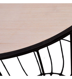 Table basse Noir Ø 39,5 cm