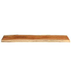 Dessus de table 140x40x3,8 cm rectangulaire bois massif acacia