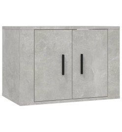 Ensemble de meubles TV 3 pcs Gris béton Bois d'ingénierie