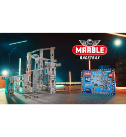 Marble Racetrax Ensemble de circuit à billes 40 feuilles 6 m