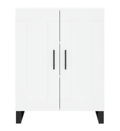 Buffet blanc 69,5x34x90 cm bois d'ingénierie