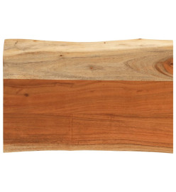 Dessus de table 70x40x3,8 cm rectangulaire bois massif d'acacia