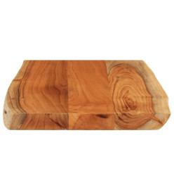 Dessus de table 70x40x3,8 cm rectangulaire bois massif d'acacia