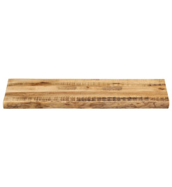 Dessus de table bord vivant 100x40x3,8 cm bois de manguier brut