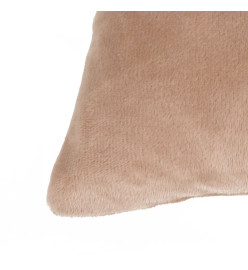 Housses de coussin 4 pcs Tissu 80x80 cm Beige