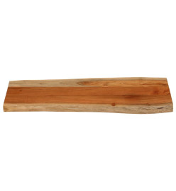 Dessus de table 80x40x3,8 cm rectangulaire bois massif acacia