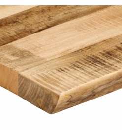 Dessus de table bord vivant 70x40x2,5 cm bois de manguier brut