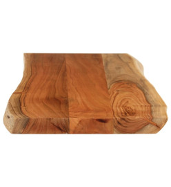 Dessus de table 100x40x3,8 cm rectangulaire bois massif acacia