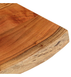 Dessus de table 100x40x3,8 cm rectangulaire bois massif acacia