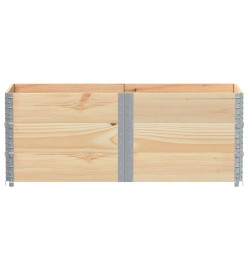 Colliers de palette 3 pcs 150x50 cm bois de pin solide