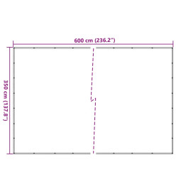 Filet pour remorque vert 3,5x6 m PEHD