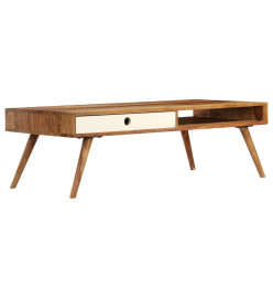 Table basse 110 x 50 x 35 cm Bois de Sesham massif