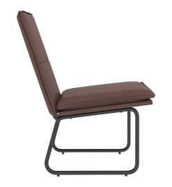 Chaise longue Marron 54x75x76 cm Similicuir