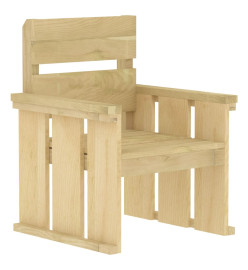 Mobilier de salle à manger de jardin 5 pcs Bois de pin imprégné