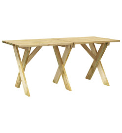 Mobilier de salle à manger de jardin 5 pcs Bois de pin imprégné