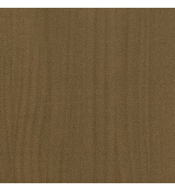 Cadre de lit Marron miel Bois de pin massif 200x200 cm