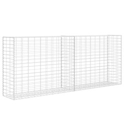 Panier de gabion Acier inoxydable 85 x 30 x 200 cm