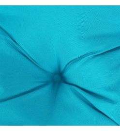 Coussin de banc de jardin turquoise 110x50x7 cm tissu