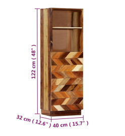 Buffet 40 x 32 x 122 cm Bois de récupération massif