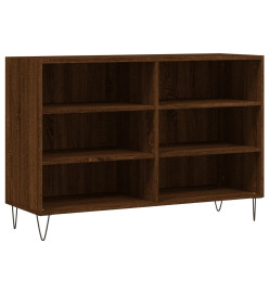 Buffet chêne marron 103,5x35x70 cm bois d'ingénierie