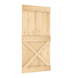 Porte 100x210 cm bois massif de pin