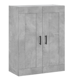 Armoire murale gris béton 69,5x34x90 cm bois d'ingénierie