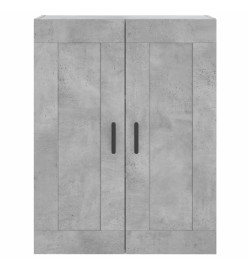 Armoire murale gris béton 69,5x34x90 cm bois d'ingénierie