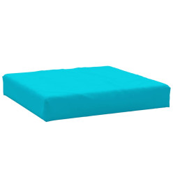 Coussins de palette 3 pcs turquoise tissu Oxford