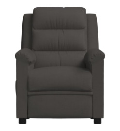 Fauteuil inclinable Gris foncé Velours