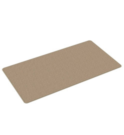 Tapis de couloir aspect sisal sable 80x150 cm