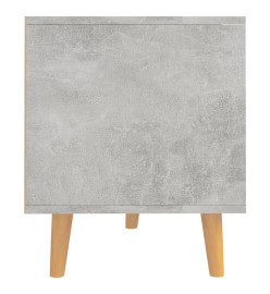 Meuble TV Gris béton 90x40x48,5 cm Aggloméré