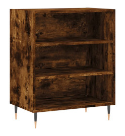 Buffet chêne fumé 57x35x70 cm bois d'ingénierie