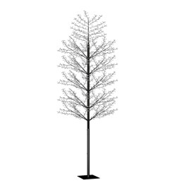 Sapin de Noël 2000 LED blanc froid Cerisier en fleurs 500 cm