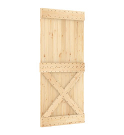 Porte 90x210 cm bois massif de pin