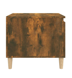 Table basse Chêne fumé 100x50x45 cm Bois d'ingénierie