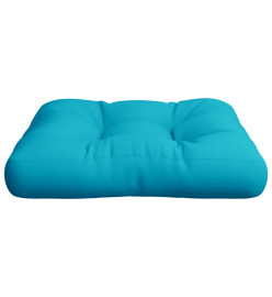 Coussin de palette turquoise 58x58x10 cm tissu oxford