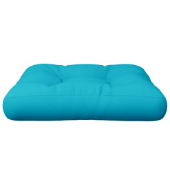 Coussin de palette turquoise 58x58x10 cm tissu oxford