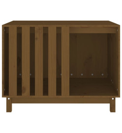 Niche pour chien Marron miel 90x60x67 cm Bois de pin massif