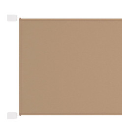 Auvent vertical Taupe 100x1000 cm Tissu oxford