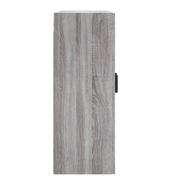 Armoire murale sonoma gris 69,5x34x90 cm bois d'ingénierie