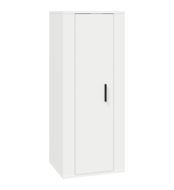 Ensemble de meubles TV 8 pcs Blanc Bois d'ingénierie