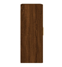 Armoires murales 2 pcs chêne marron bois d'ingénierie