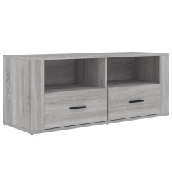 Meuble TV Sonoma gris 100x35x40 cm Bois d'ingénierie