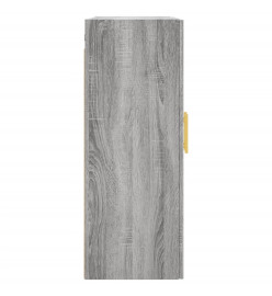 Armoire murale sonoma gris 69,5x34x90 cm