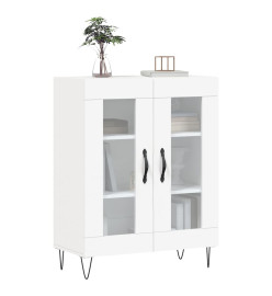 Buffet blanc 69,5x34x90 cm bois d'ingénierie