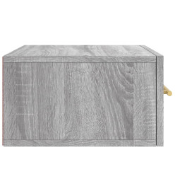 Tables de chevet murales 2 pcs sonoma gris 35x35x20 cm