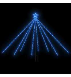 Lumières d'arbre de Noël Intérieur/Extérieur 400 LED bleu 2,5 m