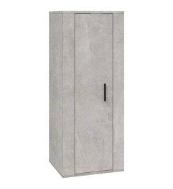 Ensemble de meubles TV 6 pcs Gris béton Bois d'ingénierie